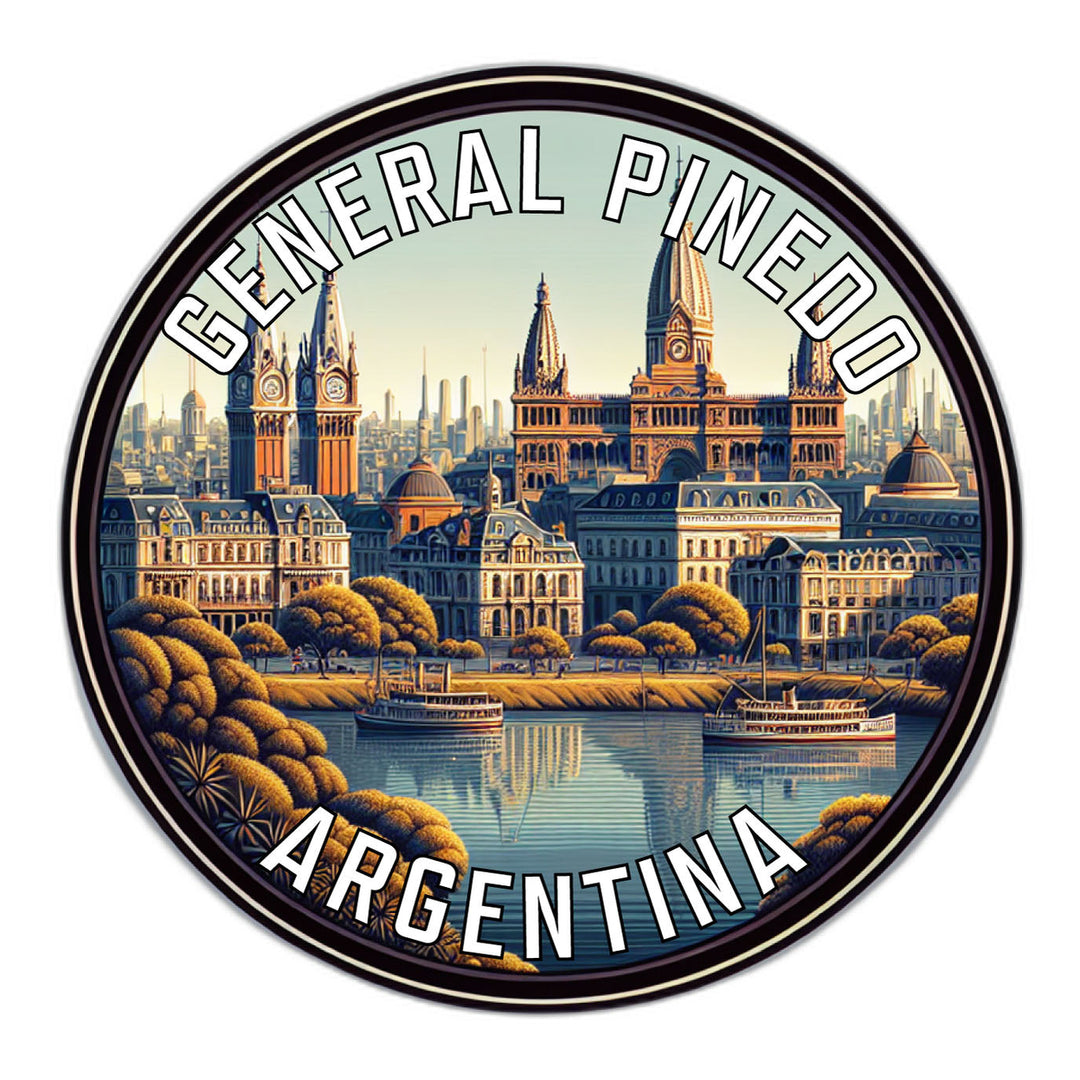 General Pinedo Argentina Souvenir Die Cut Flat Magnet Image 1