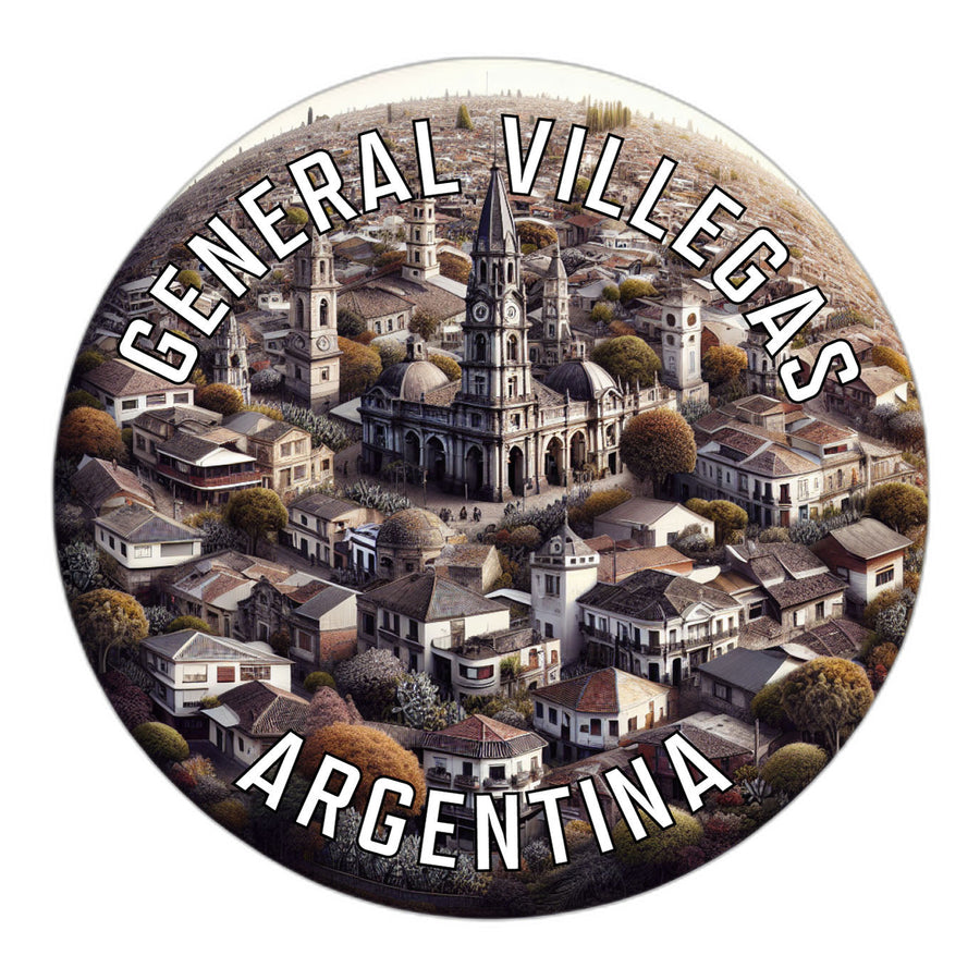 General Villegas Argentina Souvenir Die Cut Flat Magnet Image 1