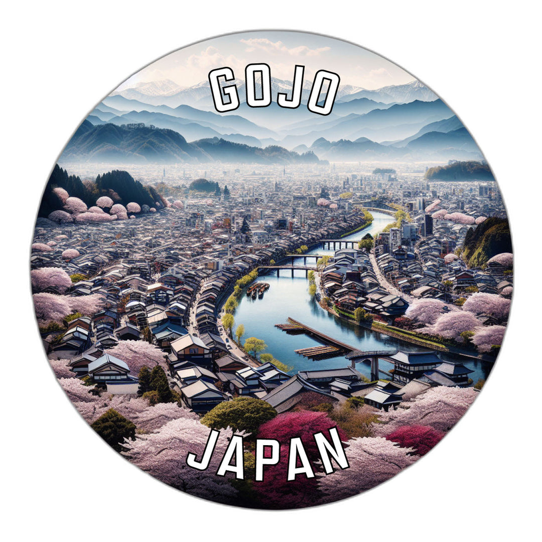 Gojo Japan Souvenir Die Cut Flat Magnet Image 1