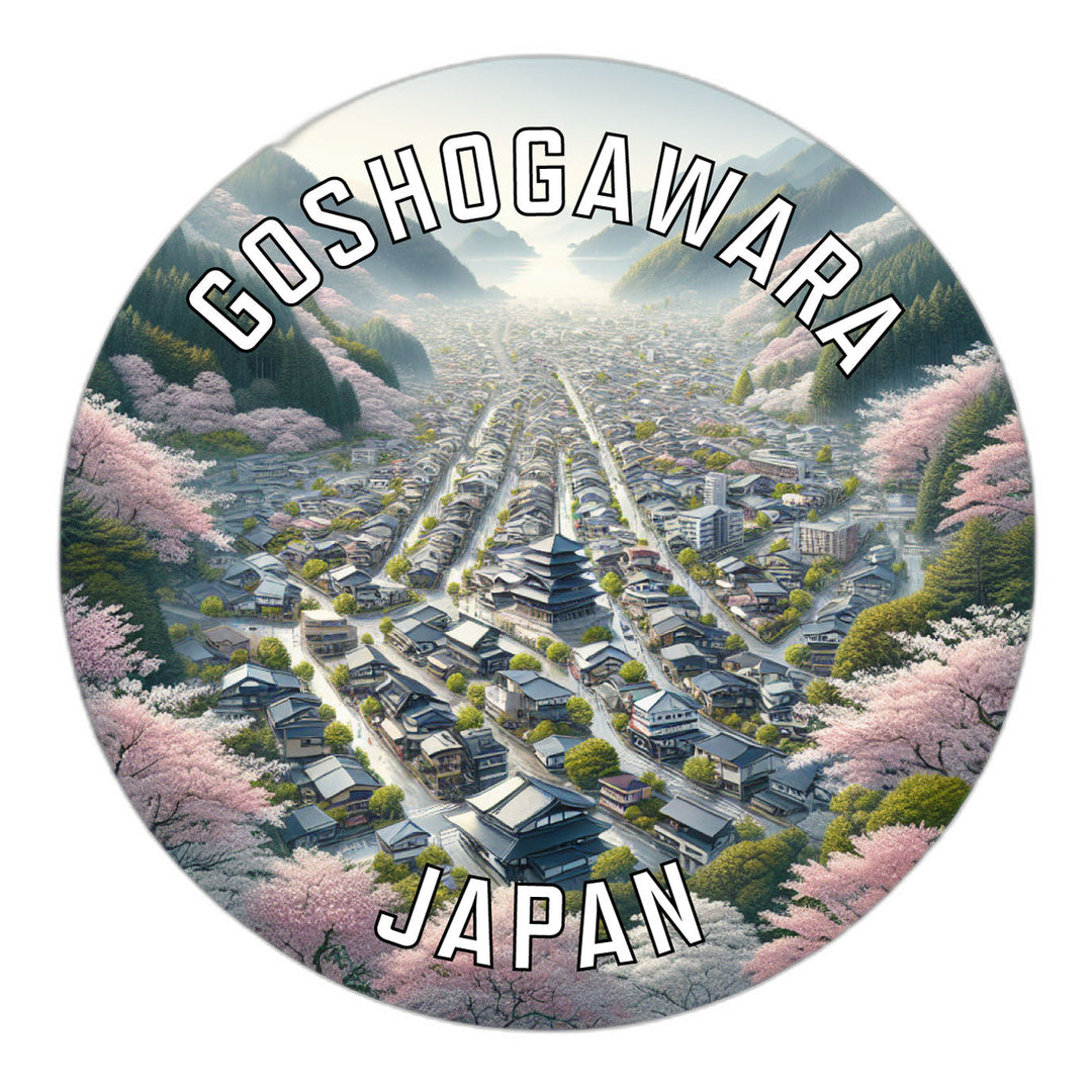 Goshogawara Japan Souvenir Die Cut Flat Magnet Image 1