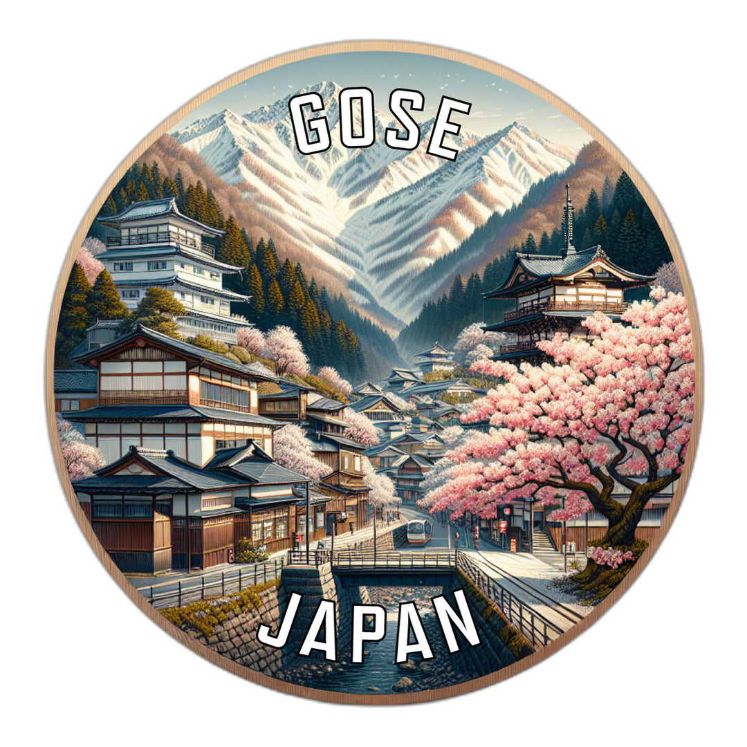 Gose Japan Souvenir Die Cut Flat Magnet Image 1