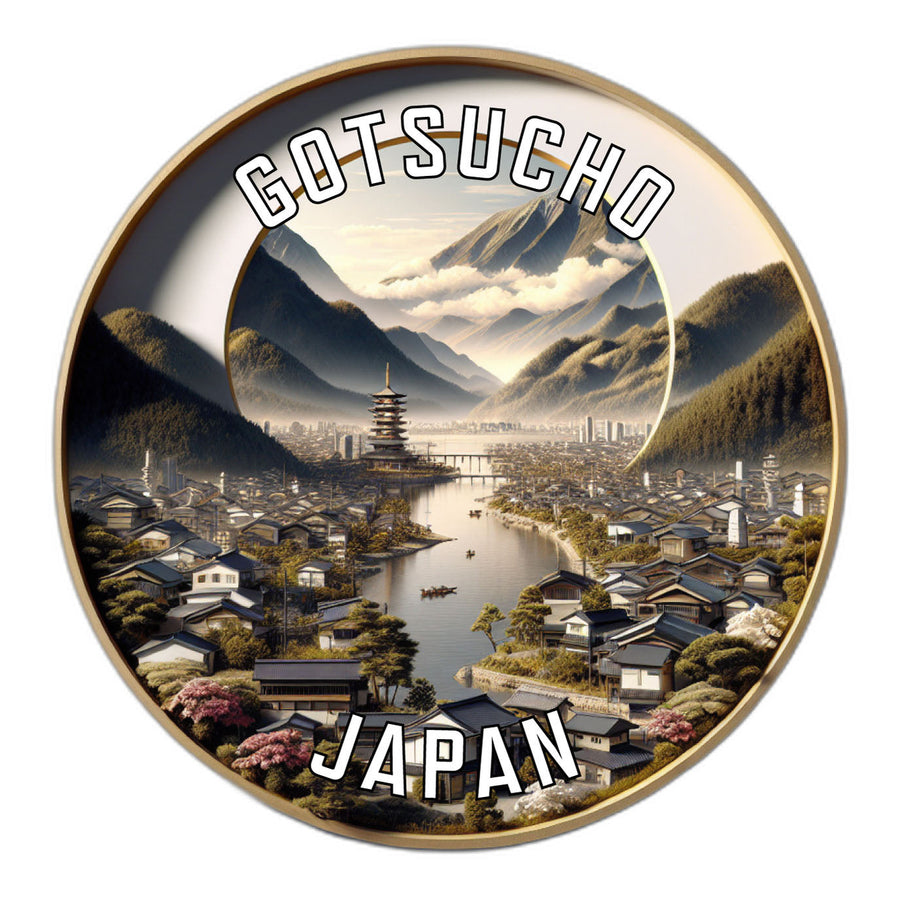 Gotsucho Japan Souvenir Die Cut Flat Magnet Image 1