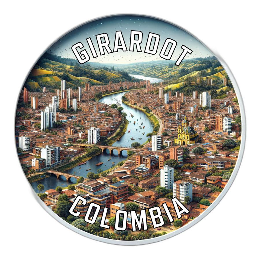 Girardot Colombia Souvenir Die Cut Flat Magnet Image 1