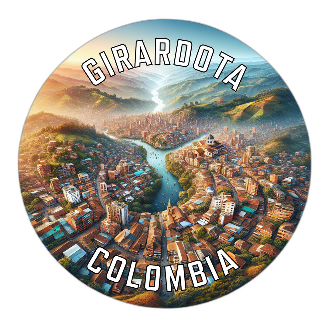 Girardota Colombia Souvenir Die Cut Flat Magnet Image 1