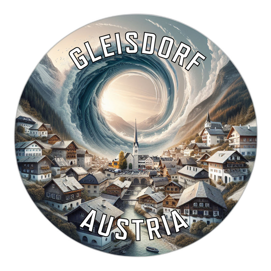 Gleisdorf Austria Souvenir Die Cut Flat Magnet Image 1