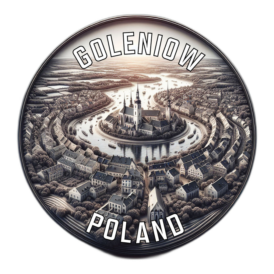 Goleniow Poland Souvenir Die Cut Flat Magnet Image 1