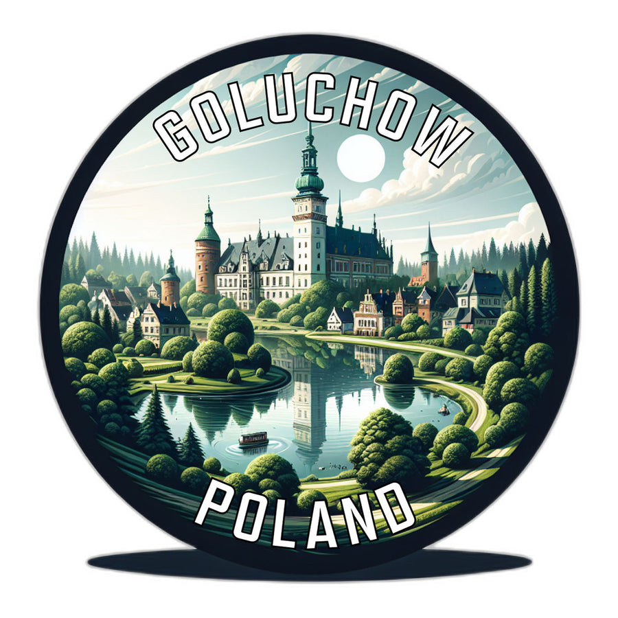 Goluchow Poland Souvenir Die Cut Flat Magnet Image 1