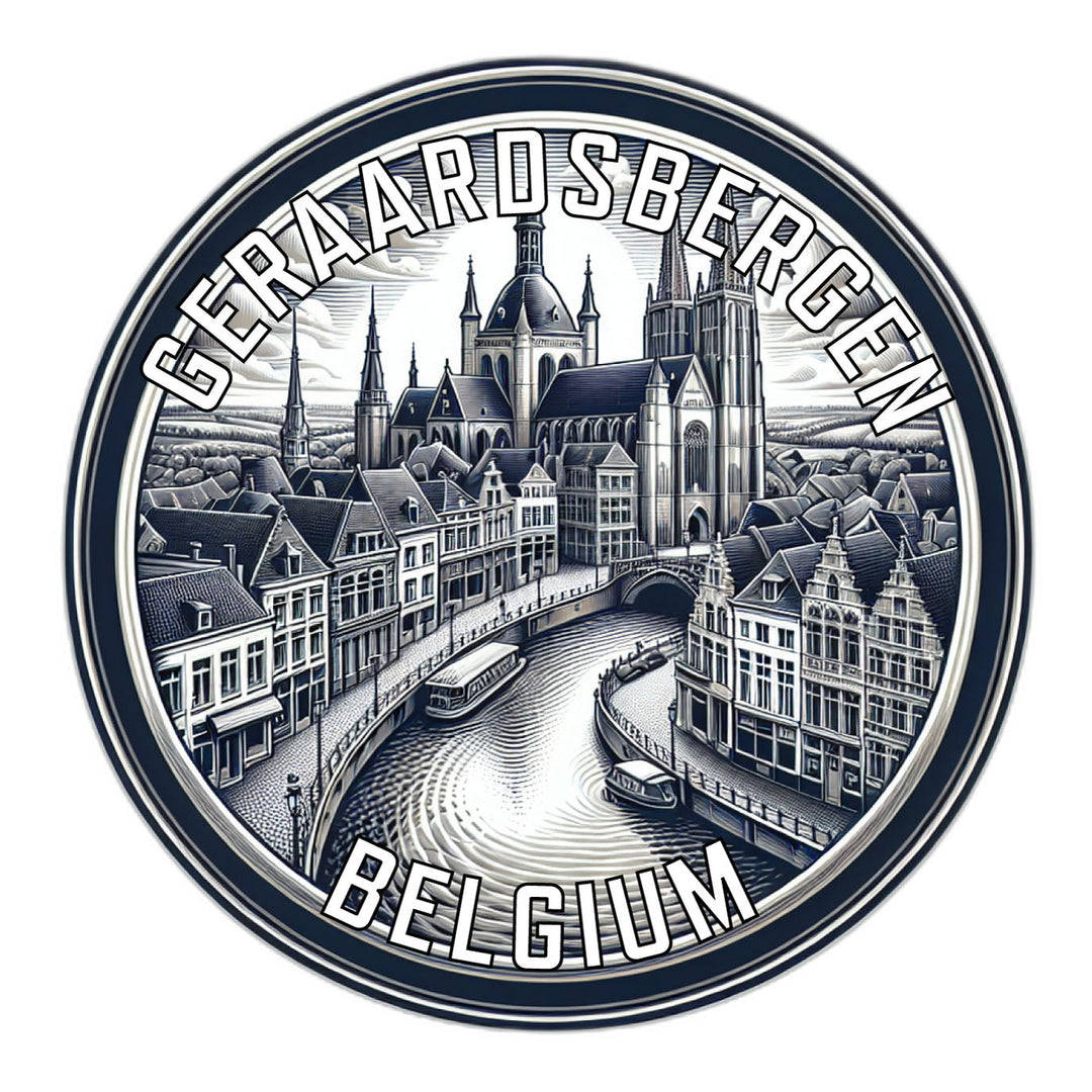 Geraardsbergen Belgium Souvenir Die Cut Flat Magnet Image 1