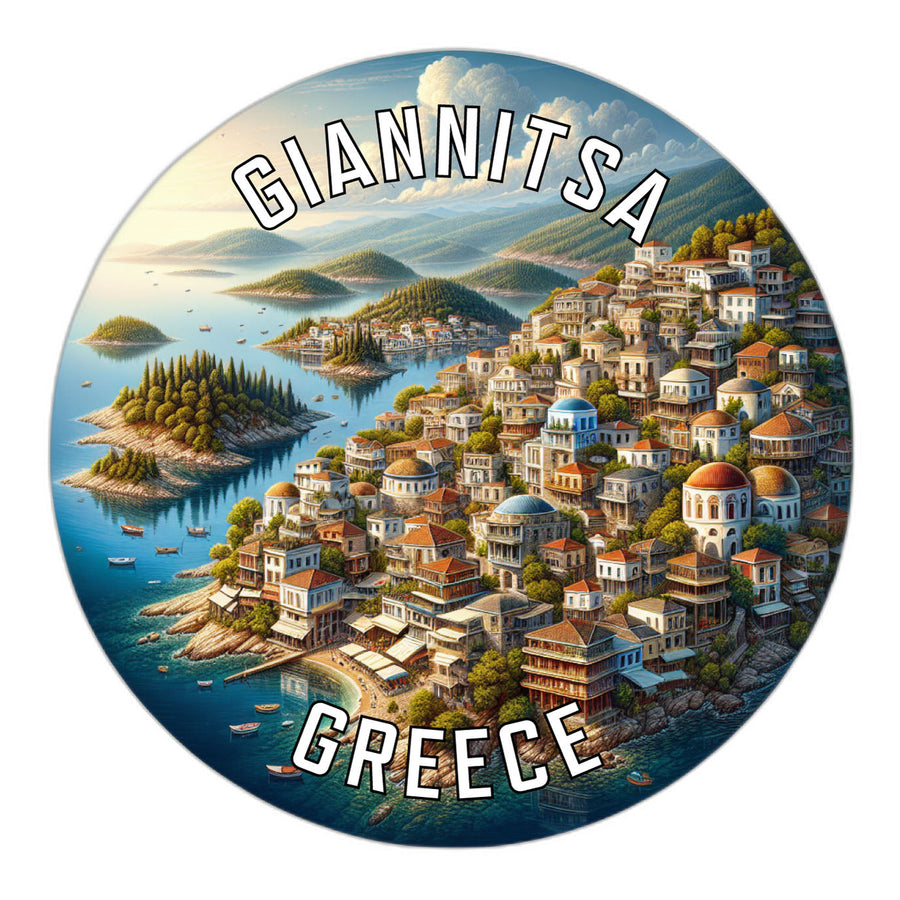 Giannitsa Greece Souvenir Die Cut Flat Magnet Image 1