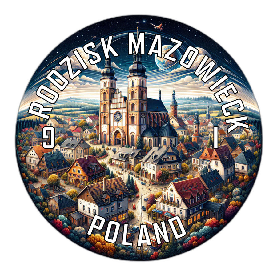 Grodzisk Mazowiecki Poland Souvenir Die Cut Flat Magnet Image 1