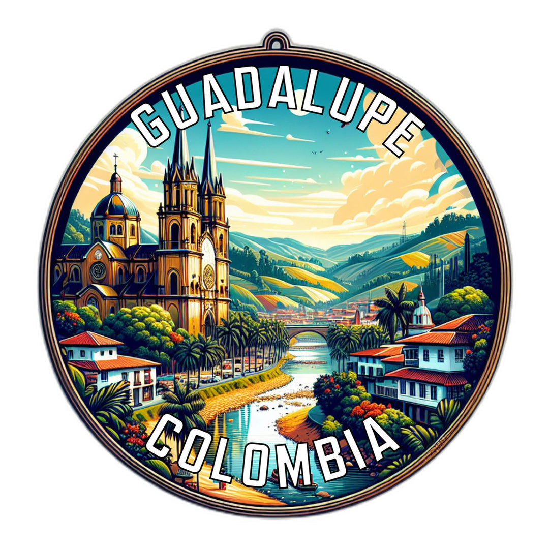 Guadalupe Colombia Souvenir Die Cut Flat Magnet Image 1