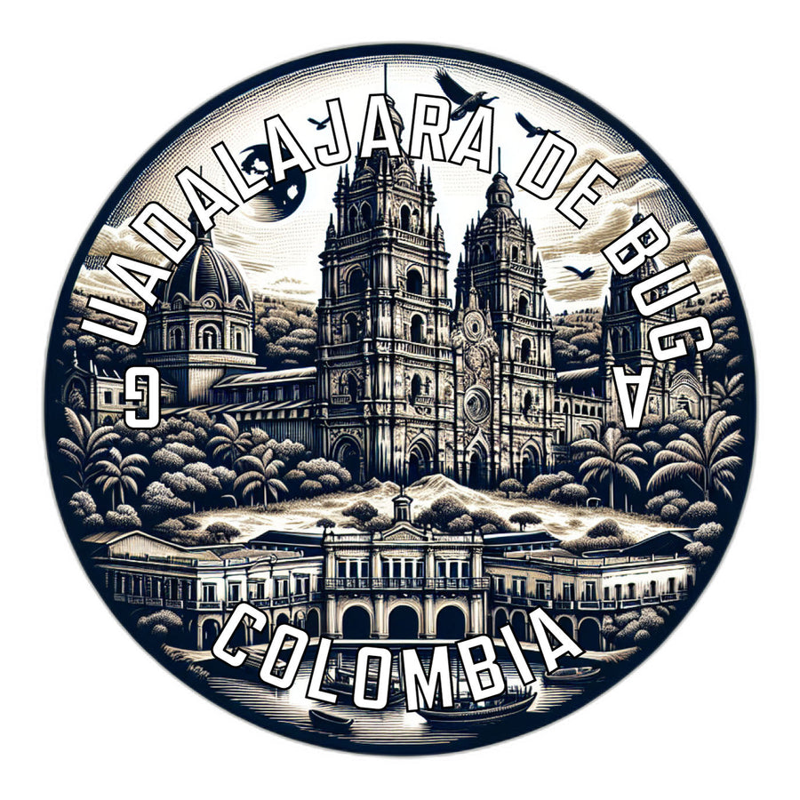 Guadalajara de Buga Colombia Souvenir Die Cut Flat Magnet Image 1