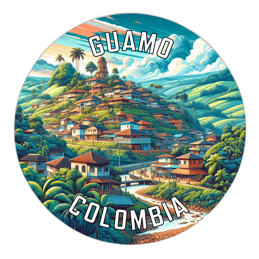 Guamo Colombia Souvenir Die Cut Flat Magnet Image 1