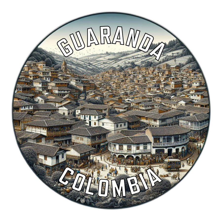 Guaranda Colombia Souvenir Die Cut Flat Magnet Image 1