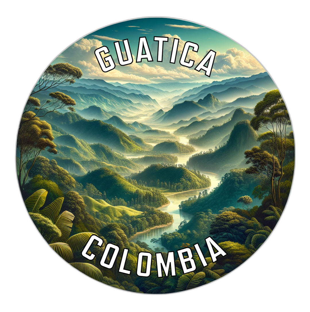 Guatica Colombia Souvenir Die Cut Flat Magnet Image 1