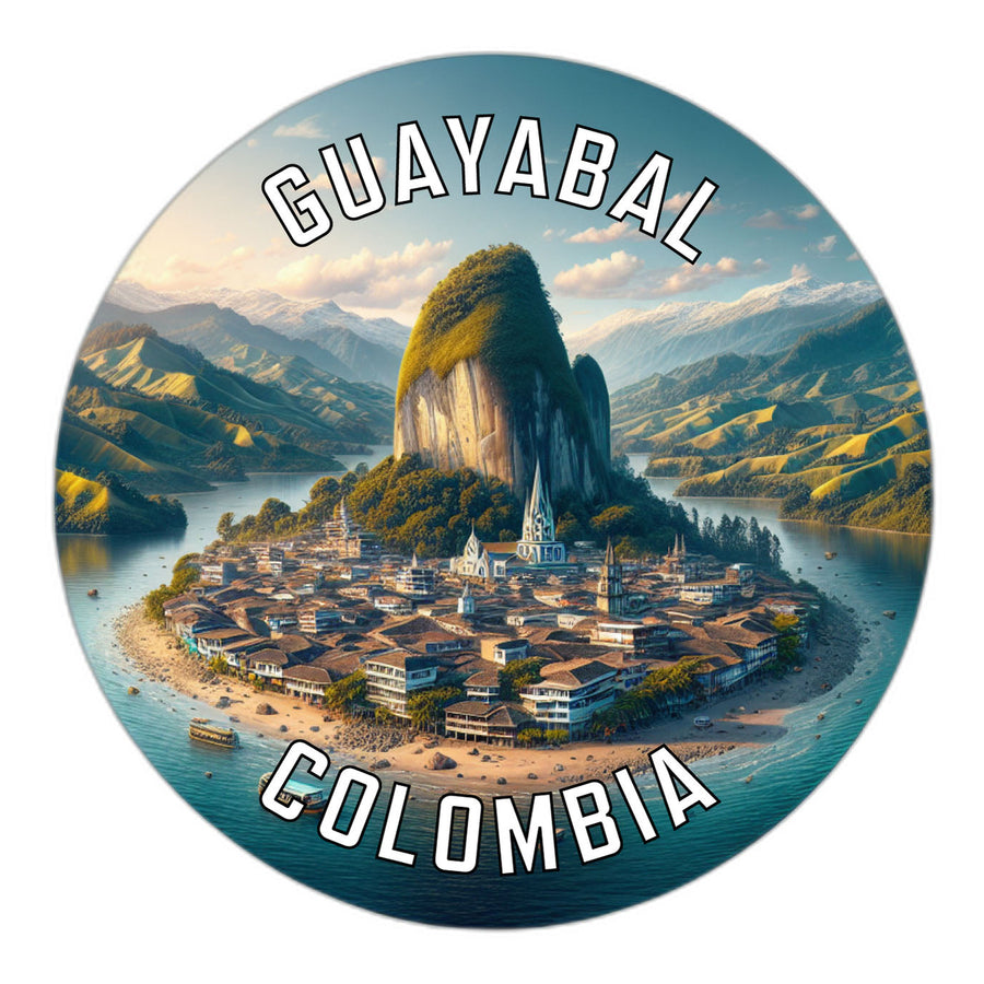 Guayabal Colombia Souvenir Die Cut Flat Magnet Image 1