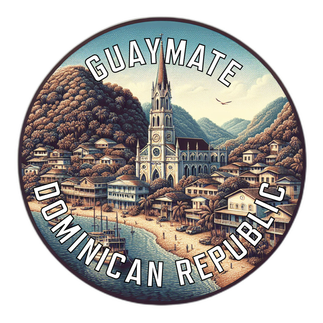 Guaymate Dominican Republic Souvenir Die Cut Flat Magnet Image 1