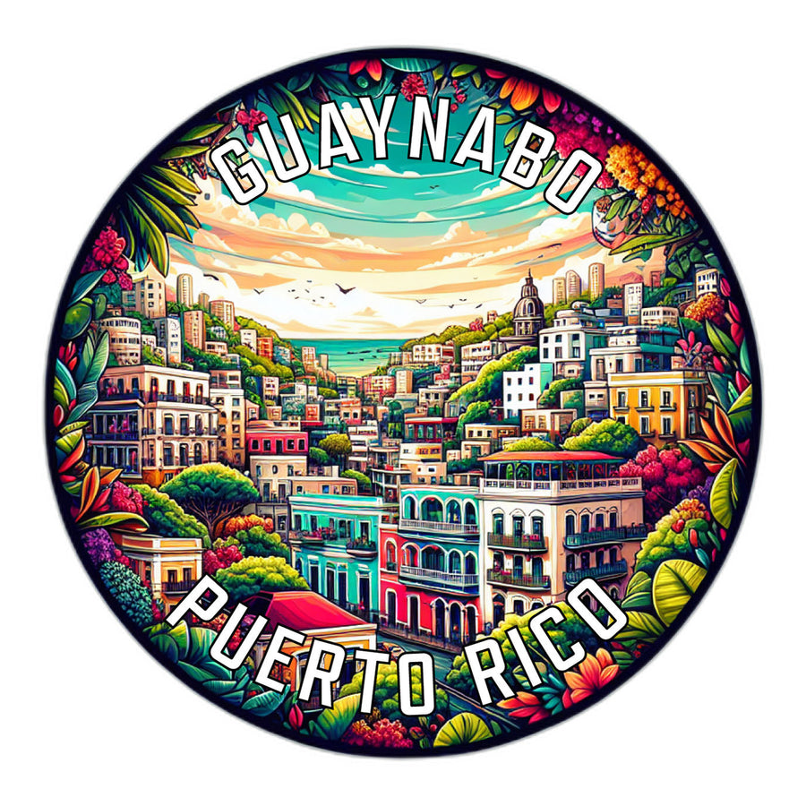 Guaynabo Puerto Rico Souvenir Die Cut Flat Magnet Image 1