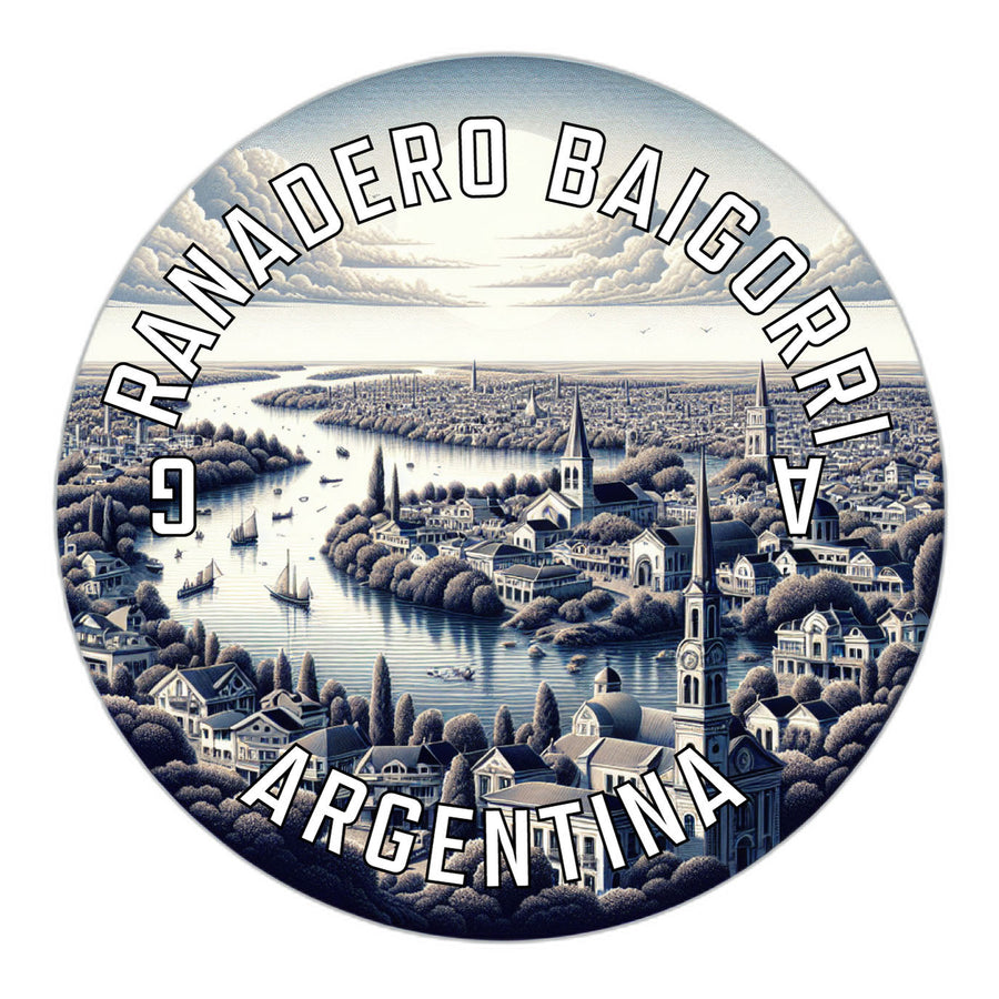 Granadero Baigorria Argentina Souvenir Die Cut Flat Magnet Image 1