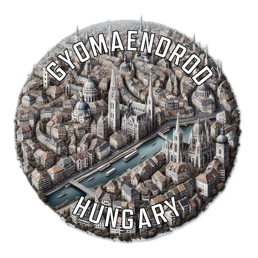 Gyomaendrod Hungary Souvenir Die Cut Flat Magnet Image 1