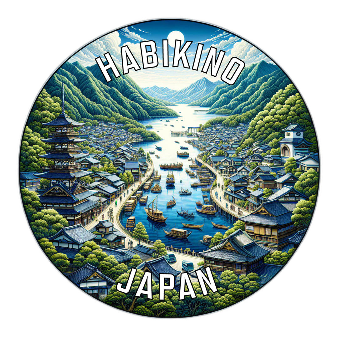 Habikino Japan Souvenir Die Cut Flat Magnet Image 1