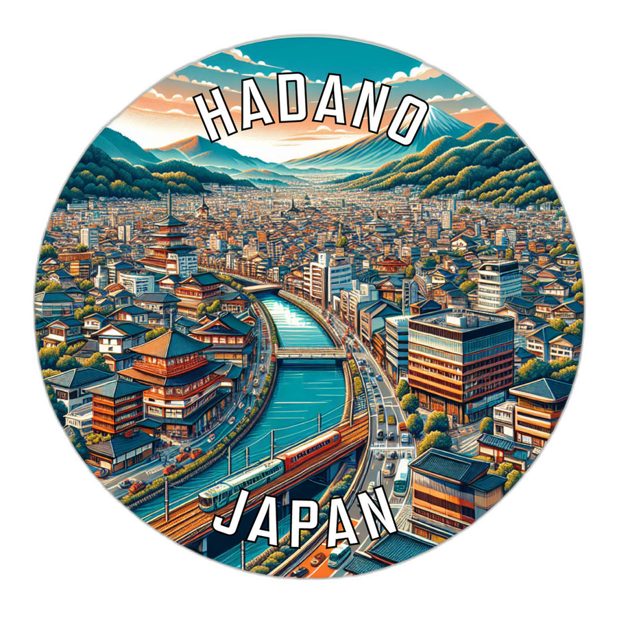 Hadano Japan Souvenir Die Cut Flat Magnet Image 1