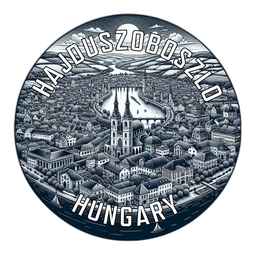 Hajduszoboszlo Hungary Souvenir Die Cut Flat Magnet Image 1