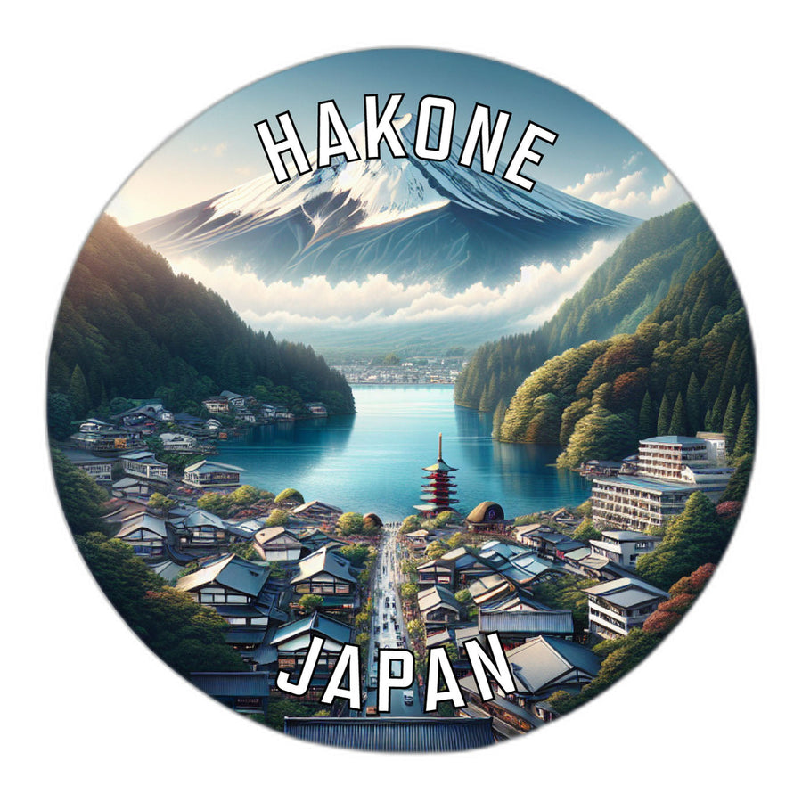 Hakone Japan Souvenir Die Cut Flat Magnet Image 1