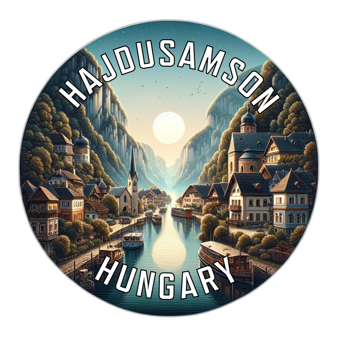 Hajdusamson Hungary Souvenir Die Cut Flat Magnet Image 1