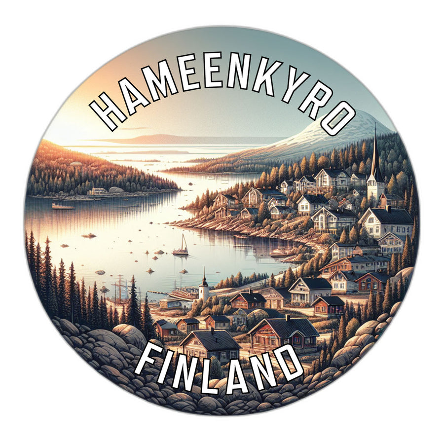 Hameenkyro Finland Souvenir Die Cut Flat Magnet Image 1