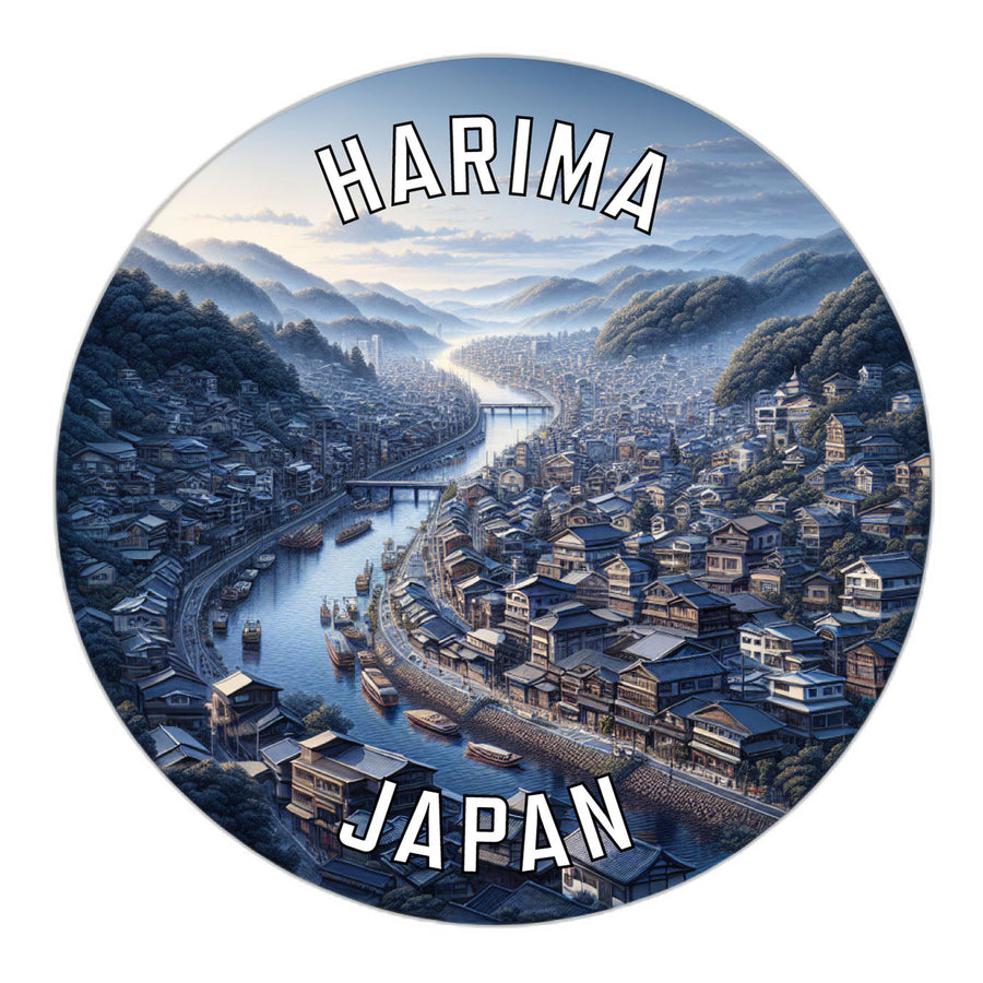 Harima Japan Souvenir Die Cut Flat Magnet Image 1