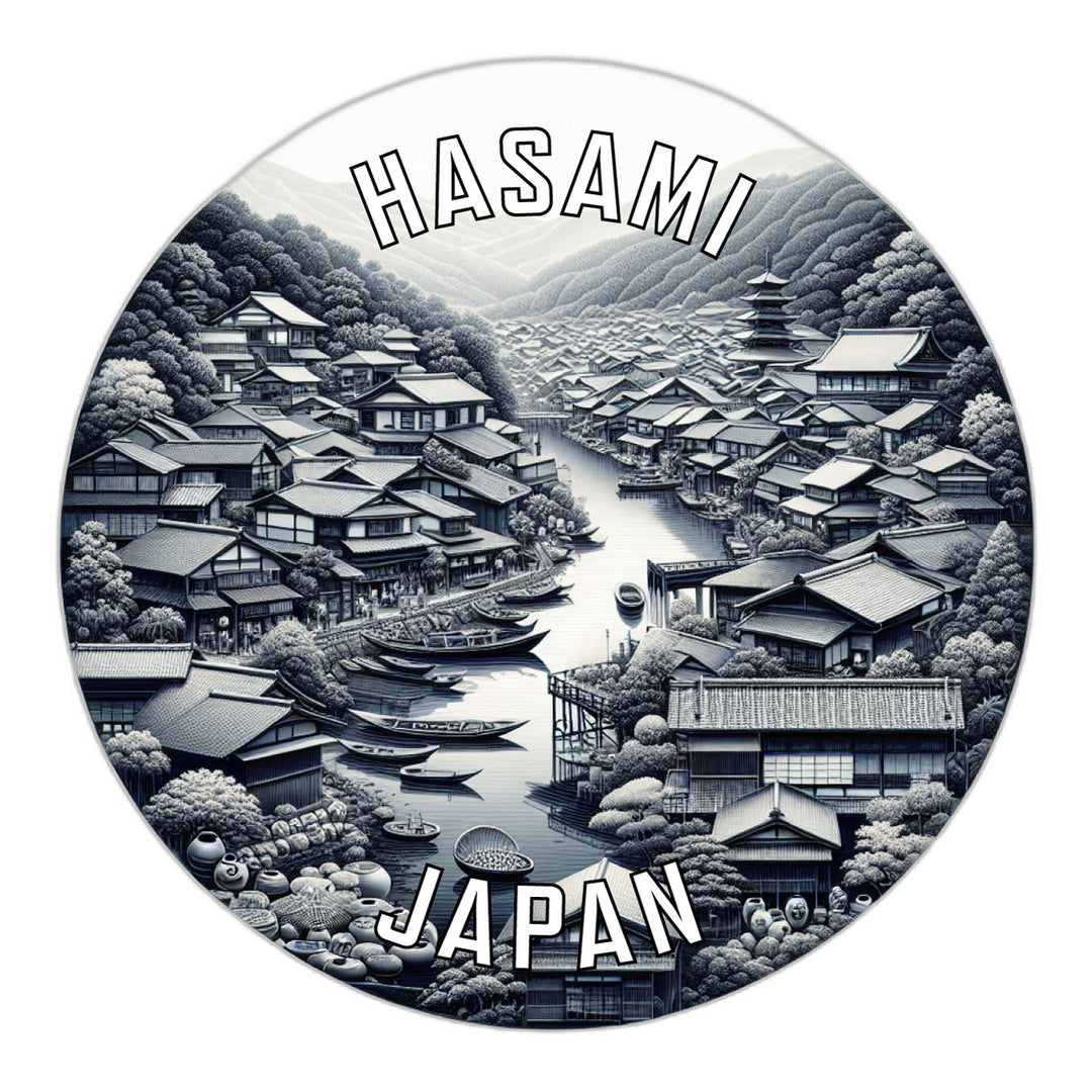 Hasami Japan Souvenir Die Cut Flat Magnet Image 1