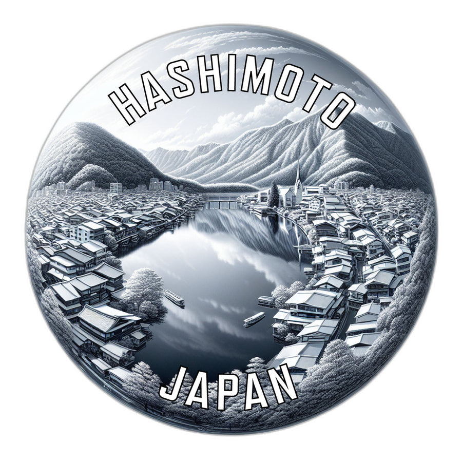 Hashimoto Japan Souvenir Die Cut Flat Magnet Image 1