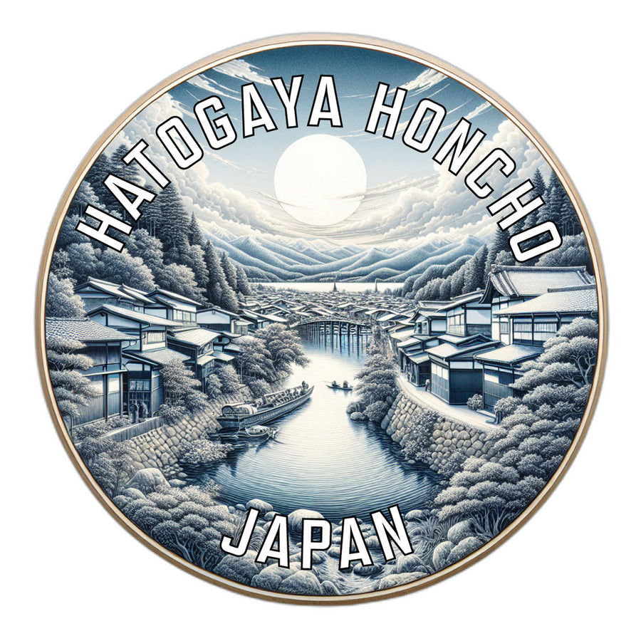 Hatogaya honcho Japan Souvenir Die Cut Flat Magnet Image 1