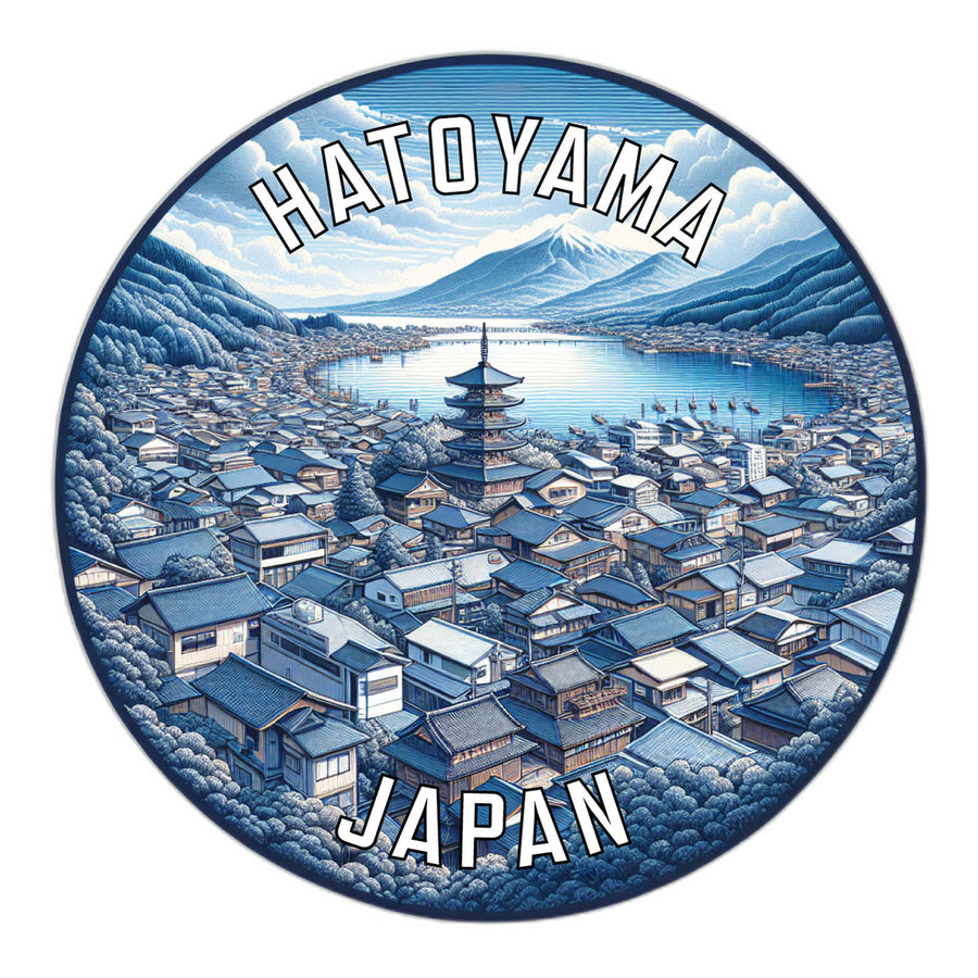 Hatoyama Japan Souvenir Die Cut Flat Magnet Image 1