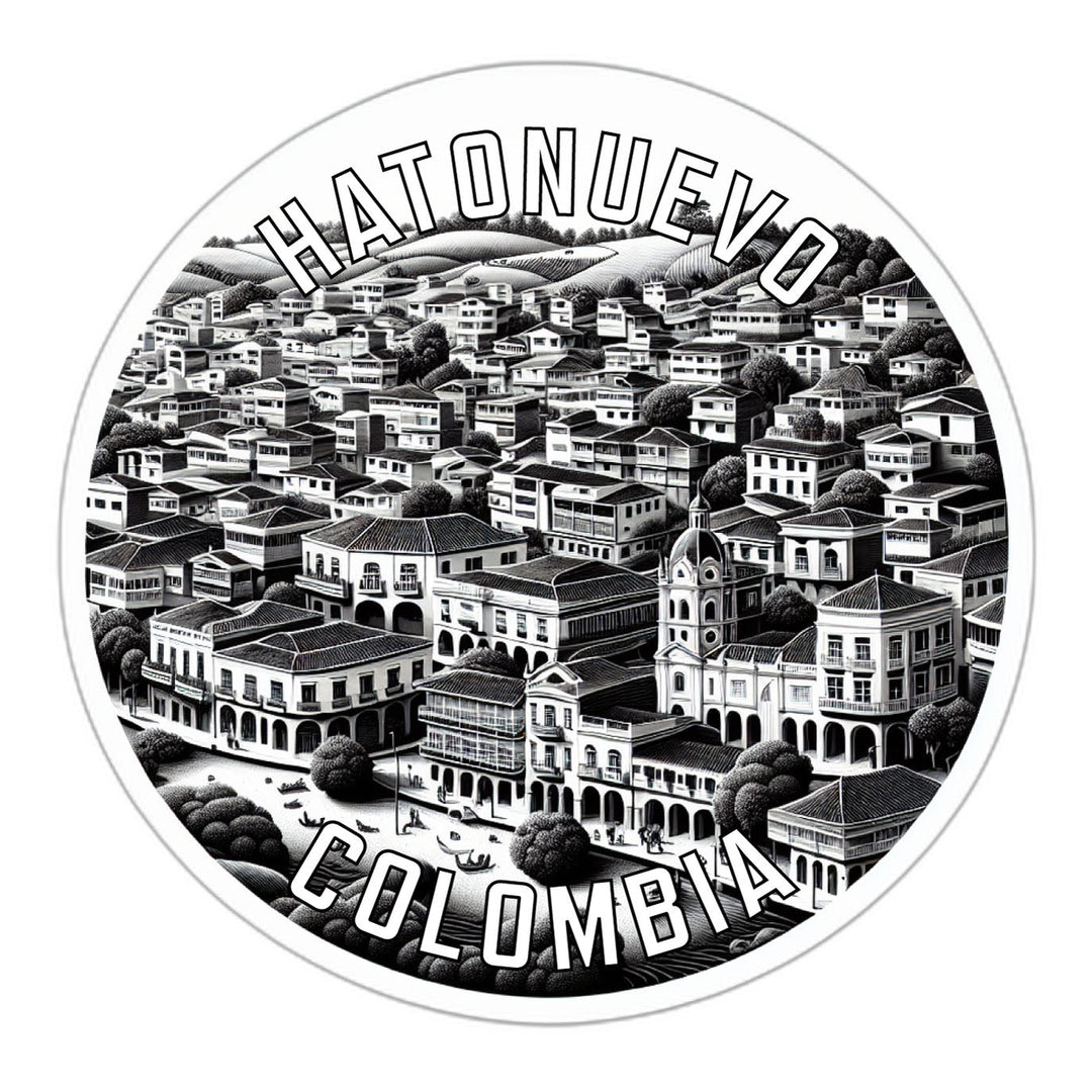 Hatonuevo Colombia Souvenir Die Cut Flat Magnet Image 1