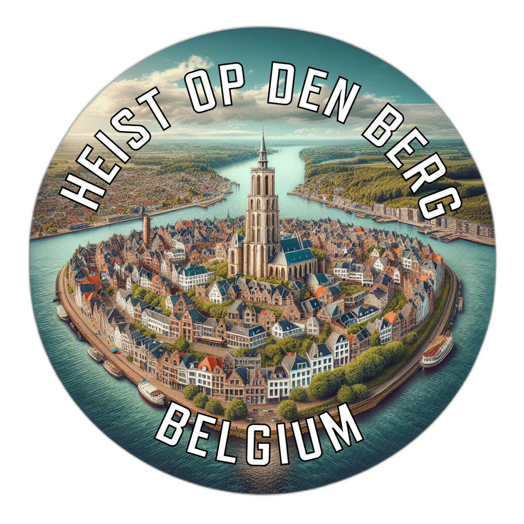 Heist op den Berg Belgium Souvenir Die Cut Flat Magnet Image 1