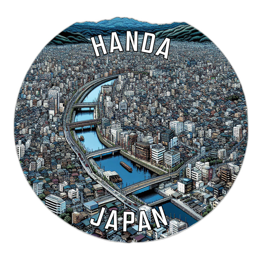 Handa Japan Souvenir Die Cut Flat Magnet Image 1