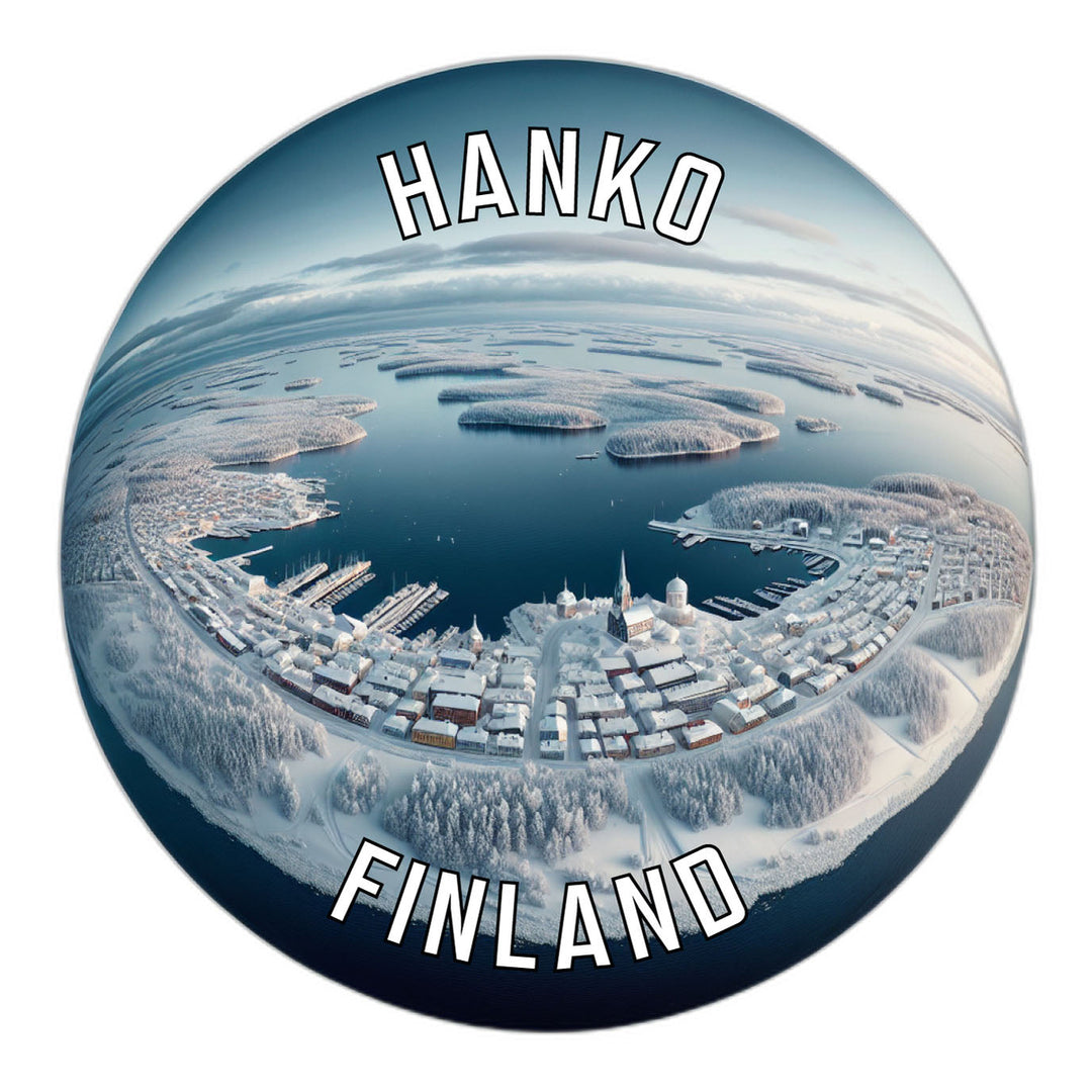 Hanko Finland Souvenir Die Cut Flat Magnet Image 1