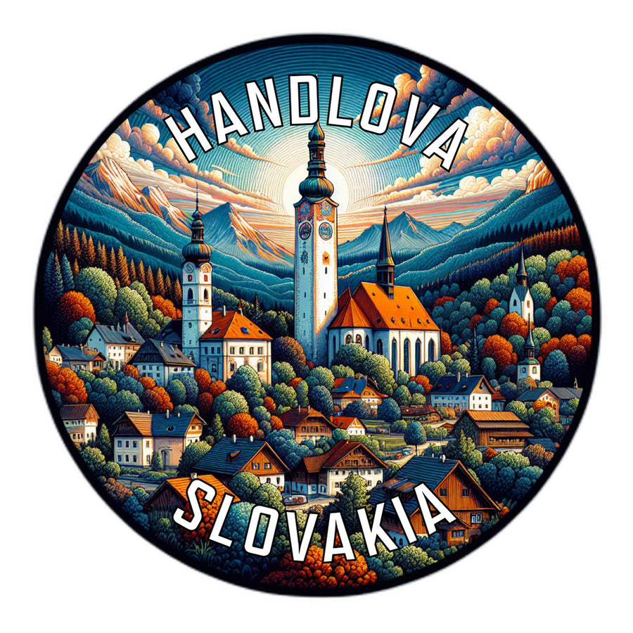 Handlova Slovakia Souvenir Die Cut Flat Magnet Image 1