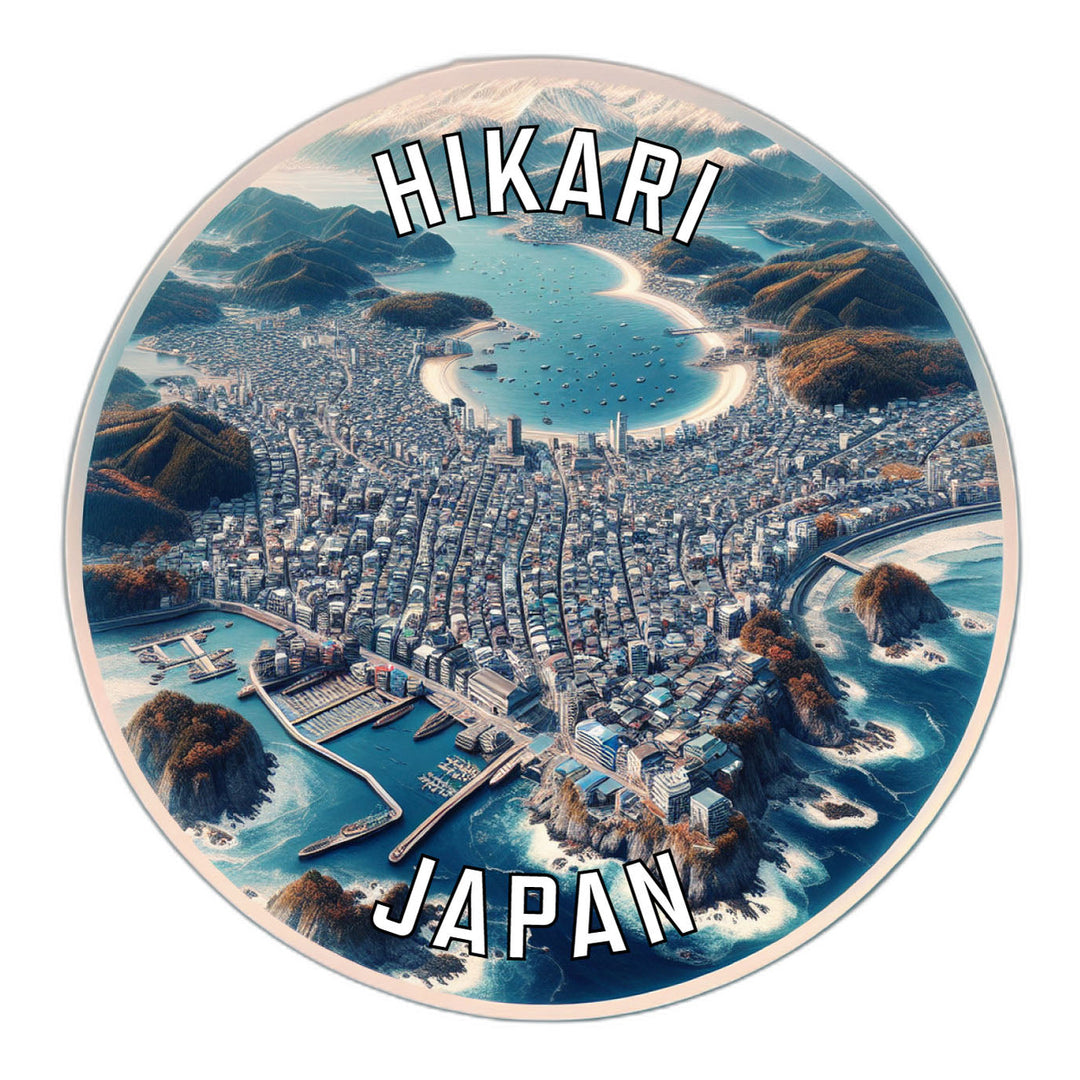 Hikari Japan Souvenir Die Cut Flat Magnet Image 1