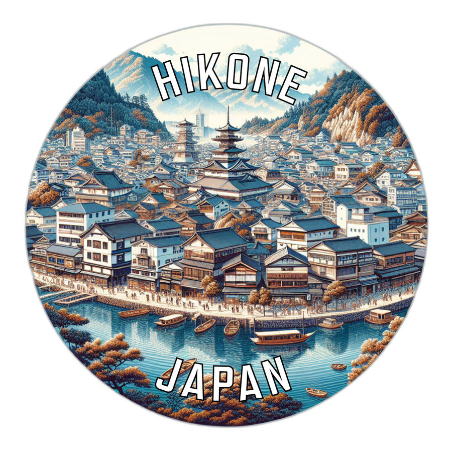 Hikone Japan Souvenir Die Cut Flat Magnet Image 1