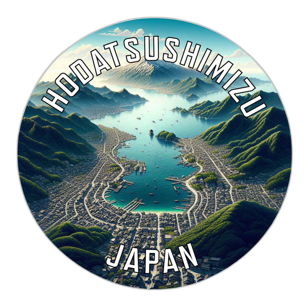 Hodatsushimizu Japan Souvenir Die Cut Flat Magnet Image 1