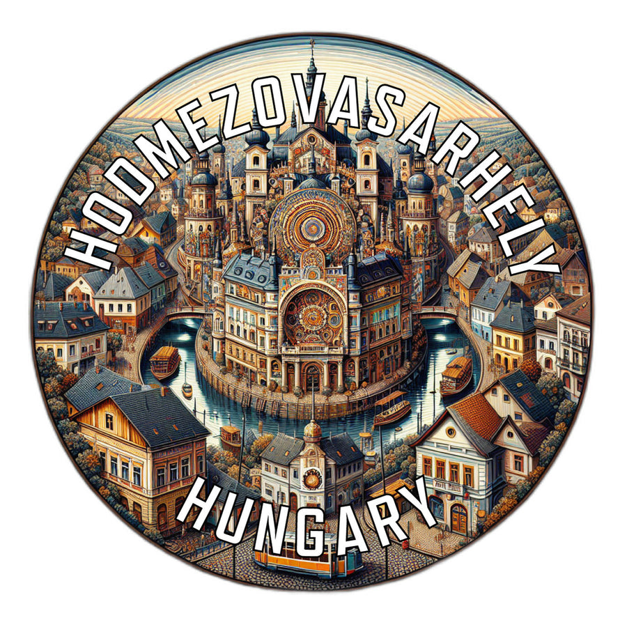 Hodmezovasarhely Hungary Souvenir Die Cut Flat Magnet Image 1