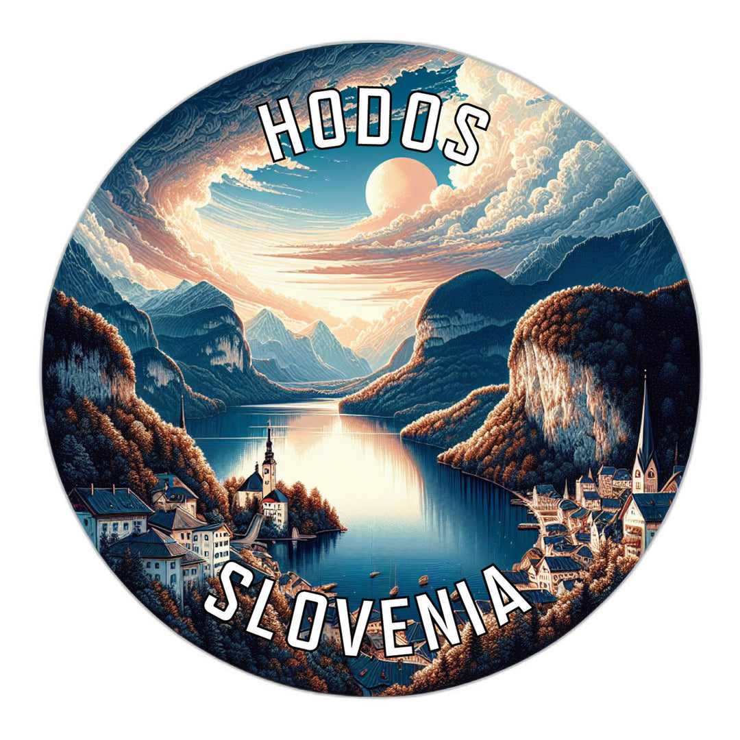 Hodos Slovenia Souvenir Die Cut Flat Magnet Image 1