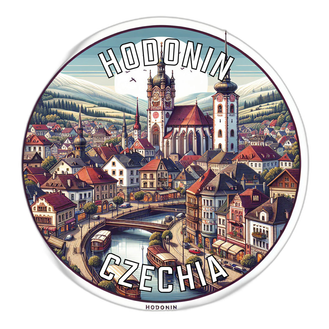 Hodonin Czechia Souvenir Die Cut Flat Magnet Image 1