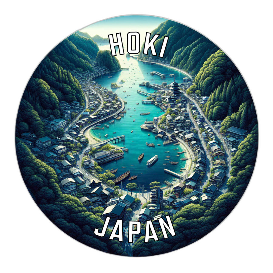 Hoki Japan Souvenir Die Cut Flat Magnet Image 1