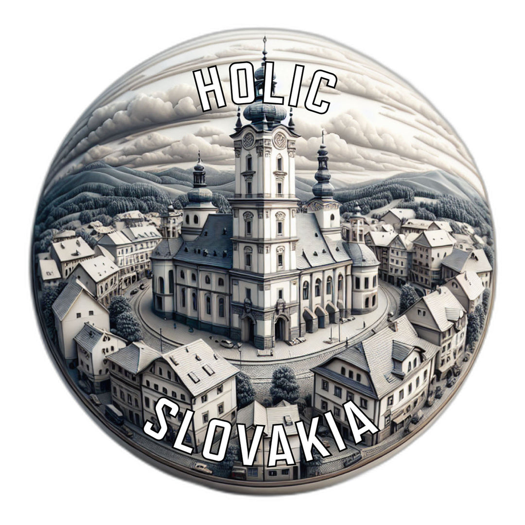 Holic Slovakia Souvenir Die Cut Flat Magnet Image 1