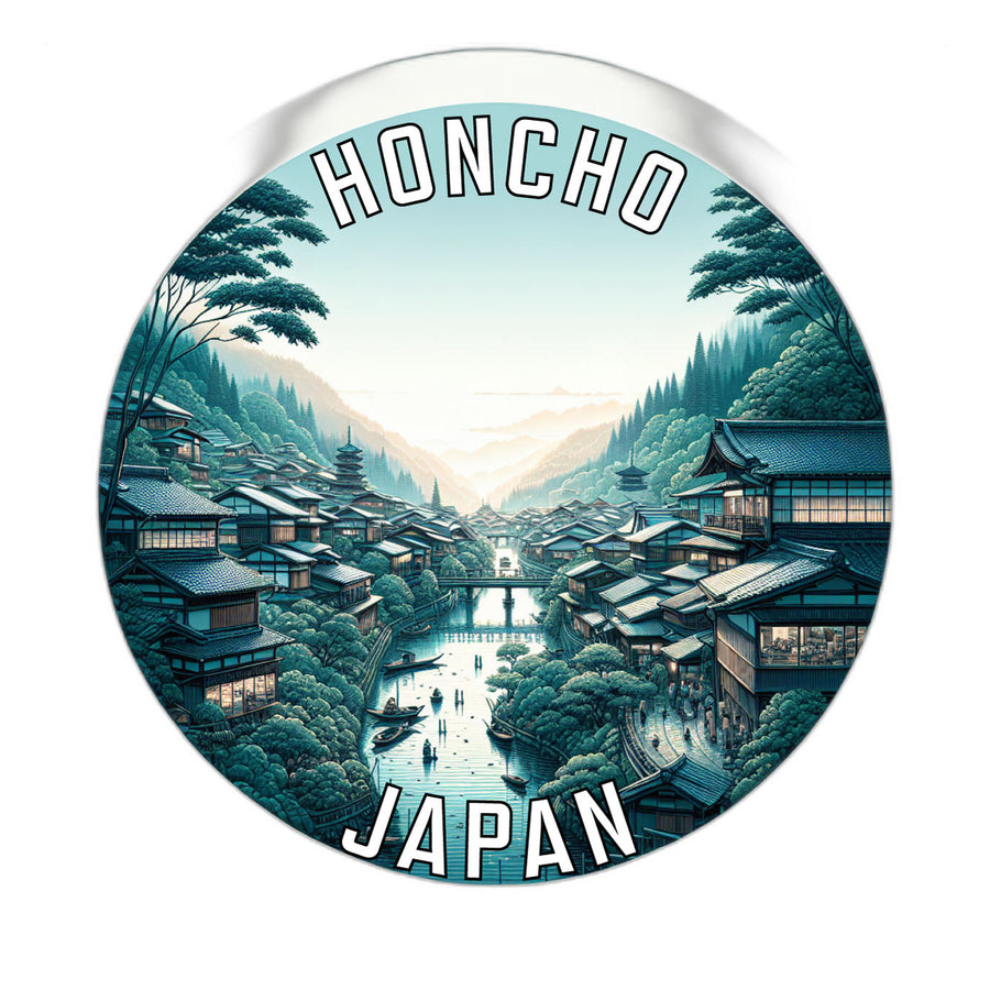 Honcho Japan Souvenir Die Cut Flat Magnet Image 1