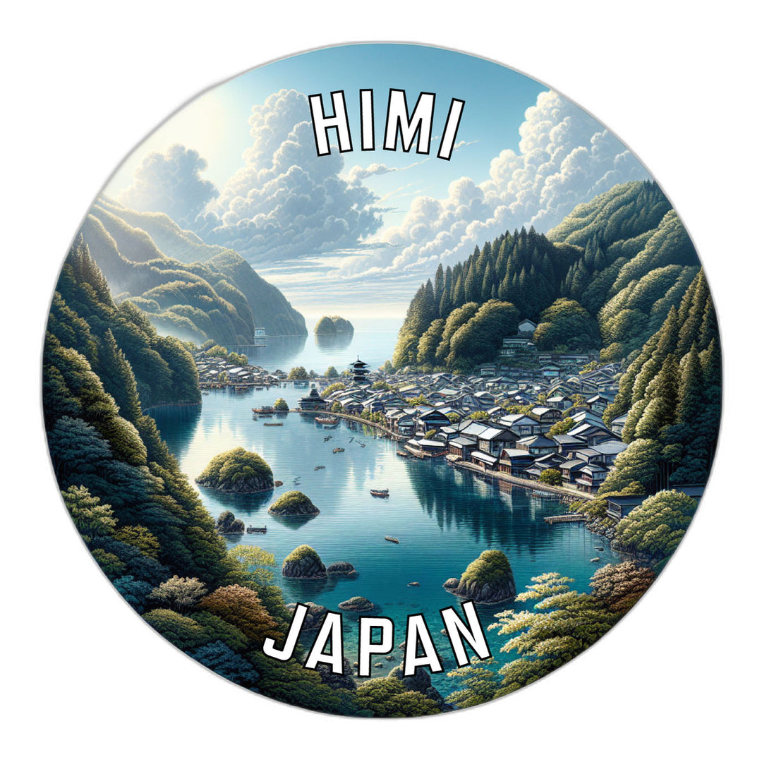 Himi Japan Souvenir Die Cut Flat Magnet Image 1